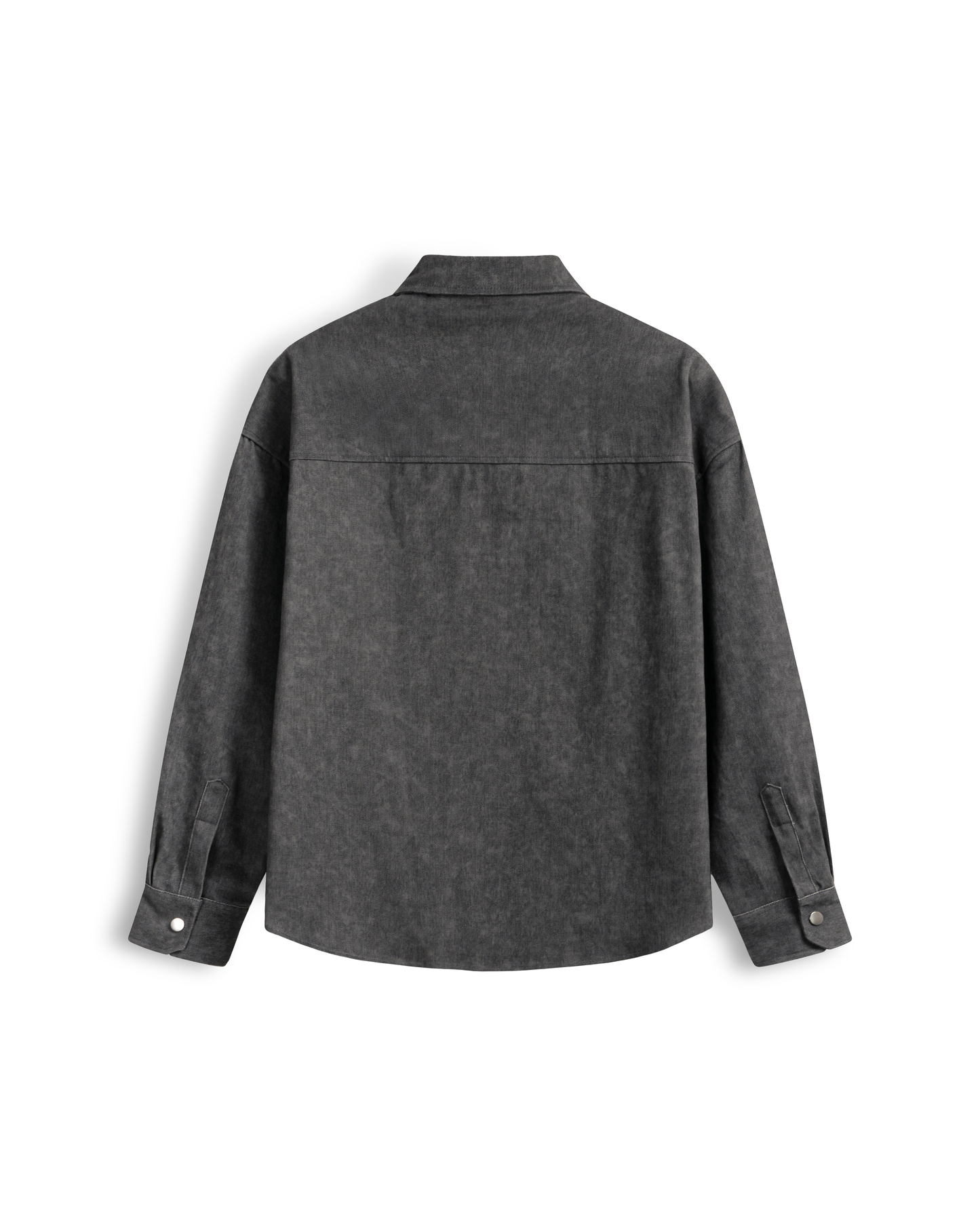 Bleach Effect Oversized Shirt