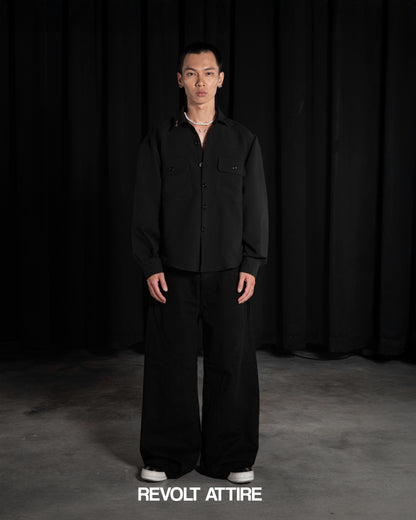 REVOLT ATTIRE AXIS BUTTON-DOWN COLLAR SHIRT