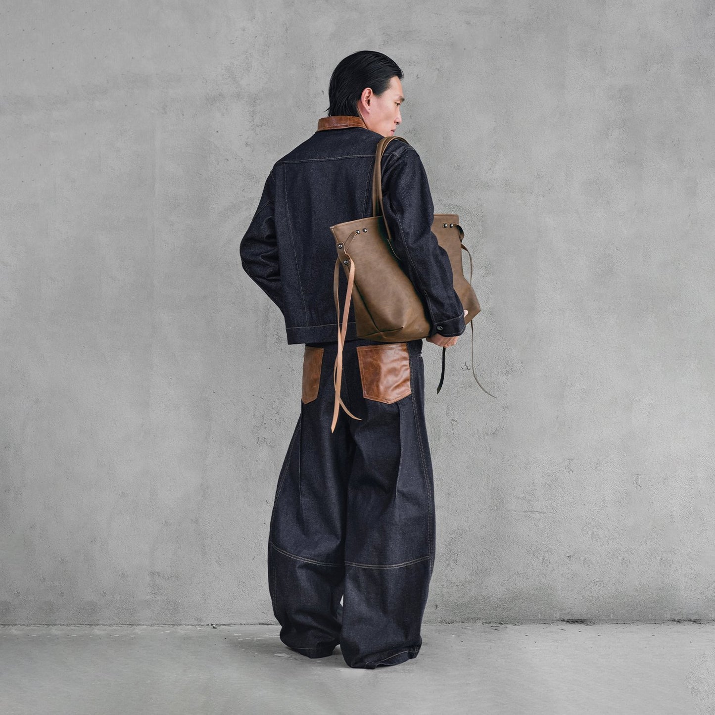 Hybrid Symmetry Raw Denim Pants