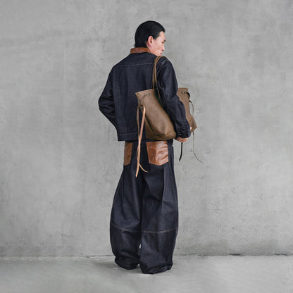 Hybrid Symmetry Raw Denim Pants