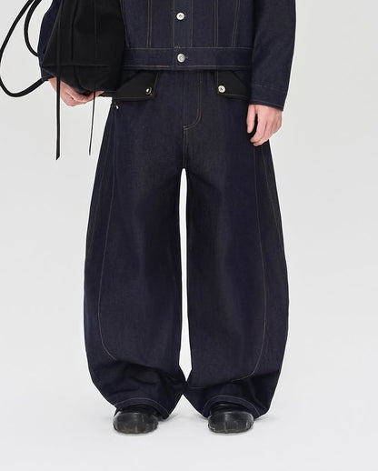 The Mule Pocket Raw Denim Pants