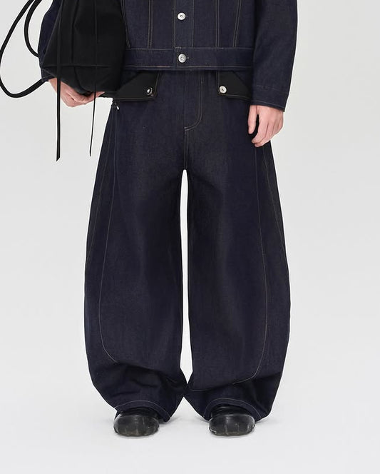 The Mule Pocket Raw Denim Pants