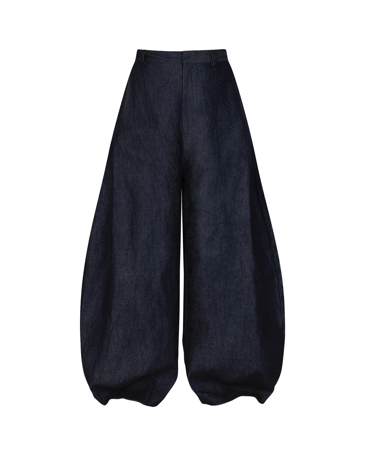 Rebel Pleated Wide Pants Raw Denim