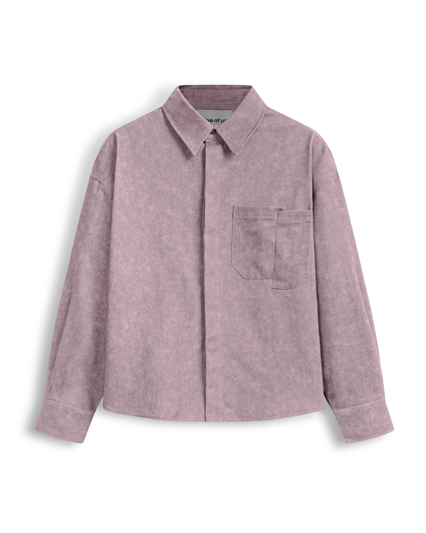 Bleach Effect Oversized Shirt