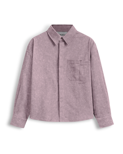 Bleach Effect Oversized Shirt