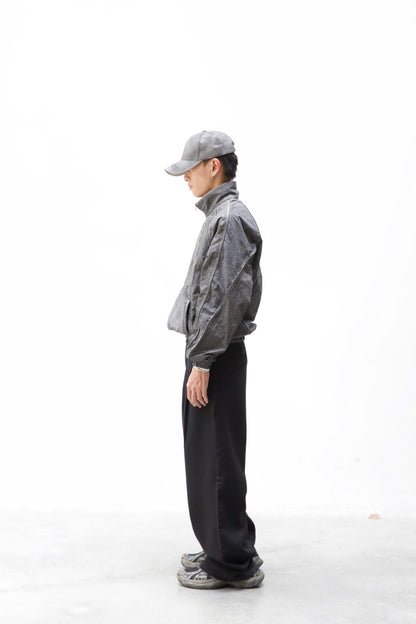IVANKOV COLD DYED NYLON JACKET (GREY)