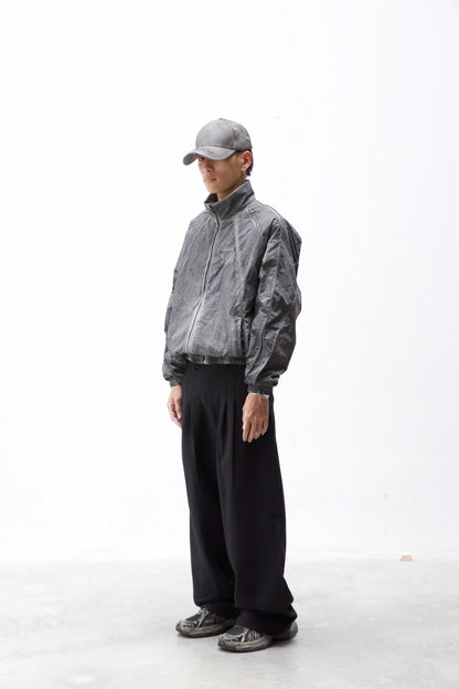 IVANKOV COLD DYED NYLON JACKET (GREY)