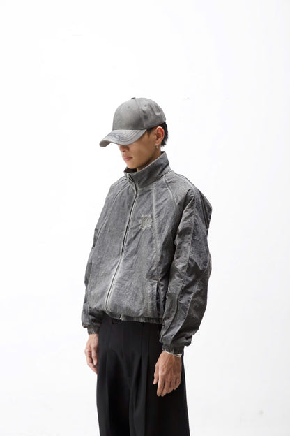 IVANKOV COLD DYED NYLON JACKET (GREY)