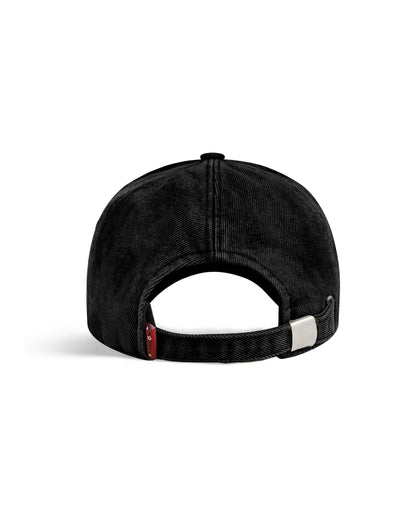 IVANKOV HALF MOON WASHED CAP (DARK GREY)