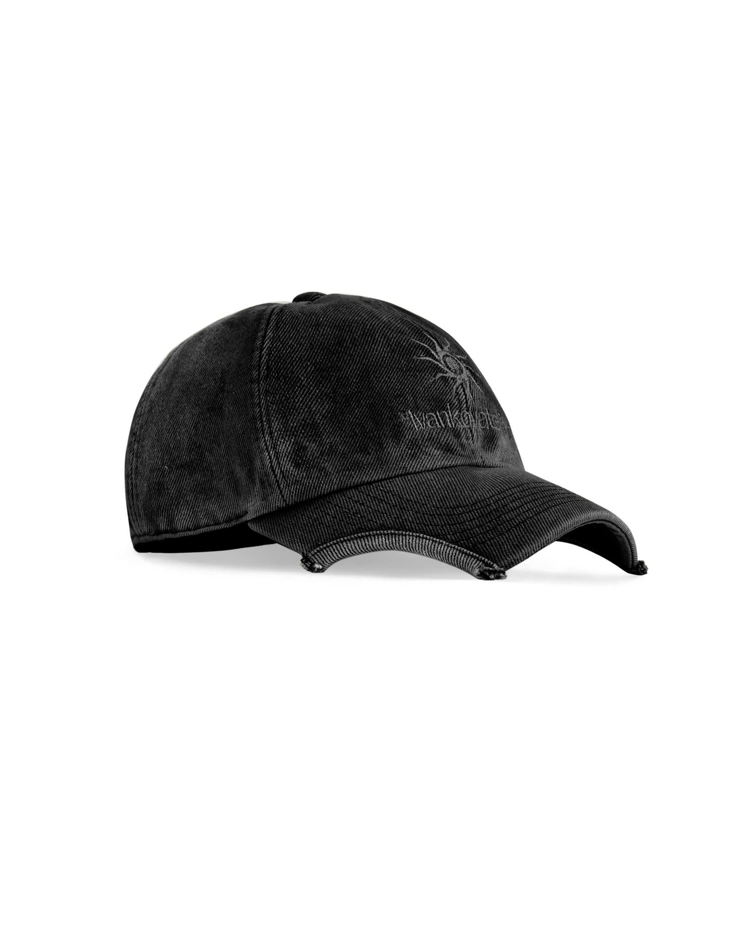 IVANKOV HALF MOON WASHED CAP (DARK GREY)