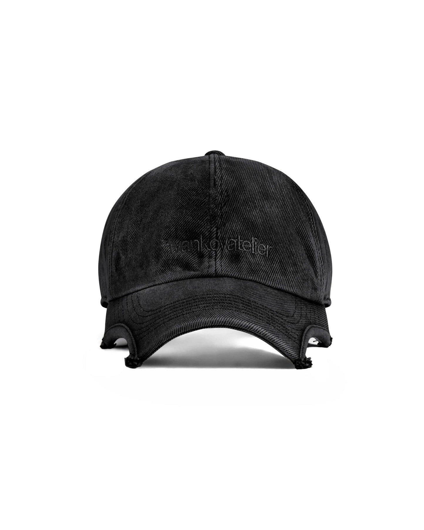 IVANKOV HALF MOON WASHED CAP (DARK GREY)