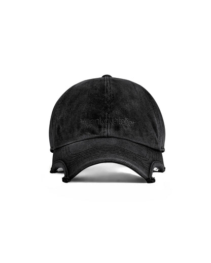 IVANKOV HALF MOON WASHED CAP (DARK GREY)