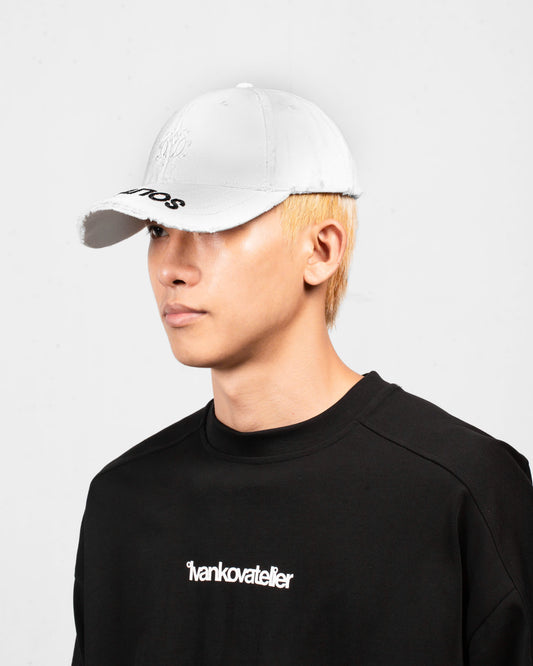 IVANKOV SOLITARY LOGO CAP (WHITE)