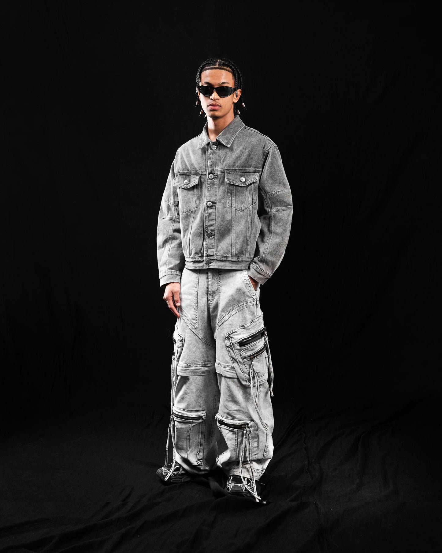 IVANKOV DETACHABLE NOMAD WASHED CARGO PANTS