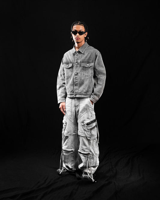 IVANKOV DETACHABLE NOMAD WASHED CARGO PANTS