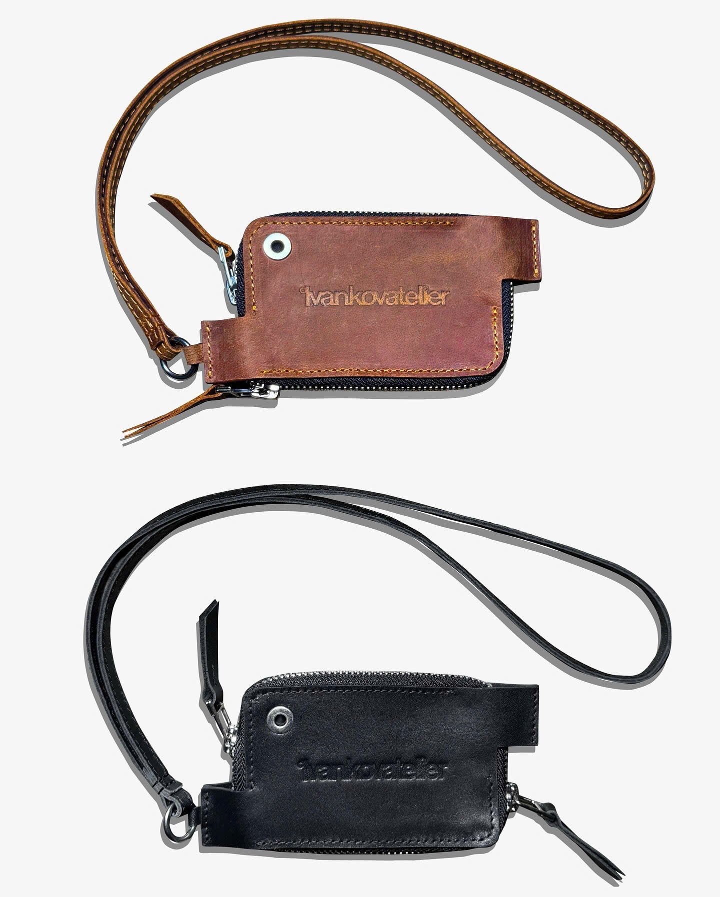 IVANKOV LATERAL LEATHER WALLET (BLACK)