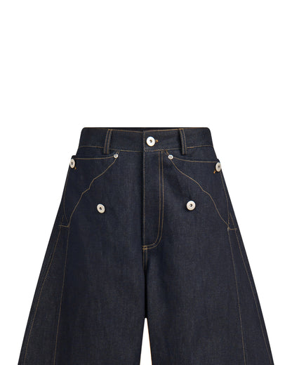 IVANKOV THE MULE POCKET RAW DENIM PANTS